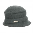 SEEBERGER | Cappello a cloche da donna con accento lucido khaki