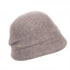 SEEBERGER | Cappello a cloche da donna a campana marrone chiaro