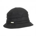 SEEBERGER | Cappello da donna Cloche a campana nero