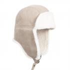 SEEBERGER | Accogliente bomber Chapka da donna in morbida pelliccia sintetica bianco naturale