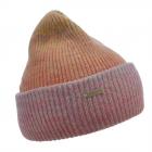 SEEBERGER | Cappello da donna lavorato a maglia in filato screziato con ampio risvolto rosa