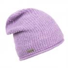 SEEBERGER | Cuffia da donna con design a maglia fine viola 1