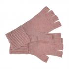 SEEBERGER | Guanto da donna in maglia senza dita rosa