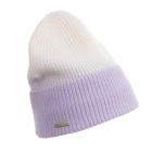 SEEBERGER | Berretto in cashmere da donna con risvolto colorato viola 1