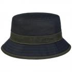 STETSON | Cappello da pesca a secchiello in cotone idrorepellente blu