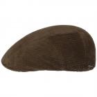 STETSON | Cappello driver vintage in velluto a coste di cotone marrone scuro