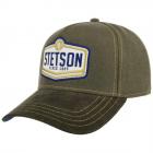 STETSON | Cappellino trucker trendy con portachiavi unisex verde oliva.