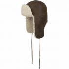 STETSON | Cappello da aviatore dal look vintage in 100% pelle Idrorepellente cognac