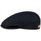 STETSON | Berretto piatto da uomo in 100% lana blu notte
