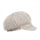 MAYSER | Berretto a palloncino da donna con charm in misto lana beige