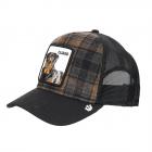 GOORIN | motivo: Cappello trucker guardia berretto visiera brushed plaid berretto da baseball nero