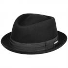STETSON | Cappello di lana Pork Pie da uomo nero