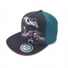 MAXIMO | KIDS Berretto da ragazzo dinosauro in robusto misto cotone petrolio