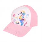 MAXIMO | Cappello da baseball estivo per ragazze con stampa glitterata rosa