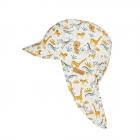 STERNTALER | Cappello a visiera per bambini con protezione per il collo naturale