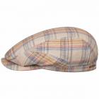 STETSON | Berretto da uomo estivo a quadri in 100% lino 