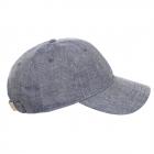 STETSON | Berretto da baseball da uomo in lino traspirante celeste