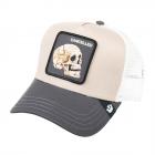 GOORIN | Motivo: THE CANCELLED SKULL TRUCKER CAP Cappello con scudo beige