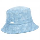 SEEBERGER | Cappello da pesca da donna in denim con motivo floreale jeans.