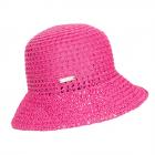 SEEBERGER | Cappello da pesca estivo da donna in carta all'uncinetto fuxia