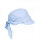 SEEBERGER | Berretto da donna in tessuto chambray celeste