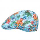 ALFONSO D�ESTE | Berretto piatto da uomo in cotone blu