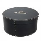 Cappelliera HUTTER nera con scritte dorate nero