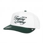 GOORIN | Motivo: DON'T BE FUCKING BORING berretto trucker berretto da baseball bianco naturale