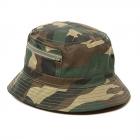 MODA | Cappello pescatore in twill di cotone con motivo camouflage military