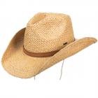 SCIPPIS | Cappello western in cartapaglia leggera beige