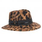FASHION | Cappello da donna Fedora con stampa leopardata al campione