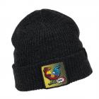 GOORIN | Motivo: THE POPART COCK BEANIE cuffia in maglia con risvolto nero