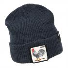 GOORIN | Motivo: THE COCK ROOSTER BEANIE cuffia con risvolto nero