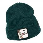 GOORIN | Motivo: THE LUCKY DUCK BEANIE - Berretto lavorato a maglia con risvolto verde bottiglia