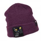 GOORIN | Motivo: THE MENACE BEANIE cuffia con risvolto prugna