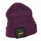GOORIN | Motivo: THE SHADOW BEANIE Berretto lavorato a maglia con risvolto prugna