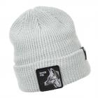 GOORIN | Motivo: THE SILVER FOX BEANIE Berretto lavorato a maglia con risvolto grigio chiaro