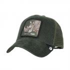 GOORIN | Motivo: CORDUROY TUFF Cappellino con visiera Trucker cap verde scuro