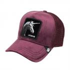 GOORIN | Motivo: VELOUR LEGEND Trucker cap berretto visiera prugna