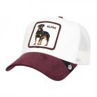 GOORIN | Motivo: SUEDE ALPHA Trucker Cap berretto visiera bianco naturale