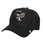 GOORIN | Motivo: SUEDE REPRESENT EAGLE TRUCKER Cappellino con visiera nero