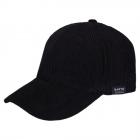 BARTS | Basecap Dyllan Cord un caldo cappellino invernale per donna e uomo nero