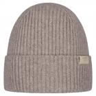 BARTS | Mareije Beanie berretto unisex in maglia, 100% lana merino marrone chiaro