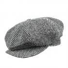 ALFONSO D'ESTE | Cappellino da uomo a tesa piatta grigio