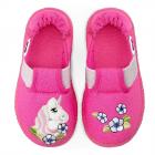 NANGA | Pantofole da bambina modello Unicorn in lana fuxia