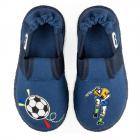 NANGA | Pantofole da bambino modello Calcio in cotone blu