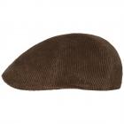 STETSON | Cappellino con visiera Texas Cord in stile vintage da bowling marrone scuro