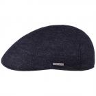 STETSON | Cappellino piatto in pregiata lana merino blu