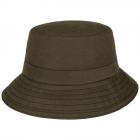 STETSON | Cappello da pescatore a secchiello in cotone cerato WR verde oliva.