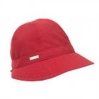 SEEBERGER | Cappello a campana da donna idrorepellente rosso scuro